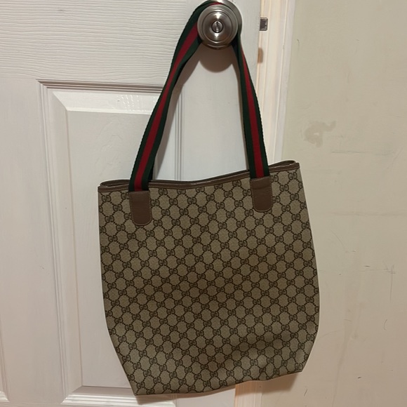 🔥🔥🔥Vintage Gucci Tote Mint Condition🔥🔥🔥🔥🔥🔥Excellent Find True Classic🔥 - Picture 3 of 12